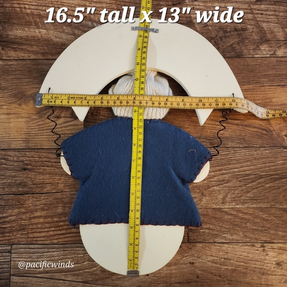 2! HOME INTERIORS WOOD SNOWMAN & WOOD PAINTED SNOWMAN - Picture 4 of 12